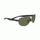 Serengeti Norcia Sunglasses, Satin Black/Black Frame, Polarized 555nm Lens, 7971
