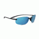 Serengeti Nuvino Sunglasses, Shiny Black Frame, Polar PhD 555nm Blue Lens, 8270