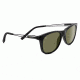 Serengeti Pavia Sunglasses, Shiny Black Frame, Polarized 555nm Lens, 8195
