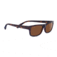 Serengeti Rapallo Sunglasses,Shiny Dark Tortoise Frame,Polarized Drivers Square Lens 8366