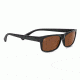 Serengeti Rapallo Sunglasses, Shiny Black, Polarized Drivers 8364