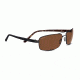 Serengeti San Remo Sunglasses - Satin Dark Brown/Black Tortoise Frame, Drivers Polarized Lenses 7609