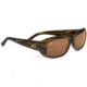 Serengeti Bianca Sunglasses 7365, Dark Stripe Tort Frame, Polarized Drivers