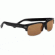 Serengeti Vasio Sunglasses 7407, Shiny Black Frame, Non Polar Drivers Lens