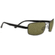 Serengeti Tosca Sunglasses - Satin Black/Black Tortoise Laser Frame and Polar PhD 555nm Lens 7797