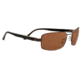 Serengeti Tosca Sunglasses - Satin Dark Brown/Black Brown Laser Tortoise Frame and Polar PhD Drivers Lens 7798