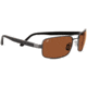 Serengeti Tosca Sunglasses - Shiny Gunmetal/Solid Black Laser Frame and Polar PhD Drivers Lens 7796