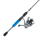 Shakespeare Agility Gel-Tech Spinning Combo, 5.2/1, Right/Left, 40, 7ft. Rod Length, Medium Power, Fast Action, 2 Pieces Rod, Blue, AGGT40/702M