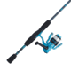 Shakespeare Amphibian Camo Spinning Combo, 5.2/1, 30, 5ft. 6in. Rod Length, Medium Power, 2 Pieces Rod, Blue, AMPCAMSPBCBO
