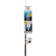 Shakespeare Catch More Fish Pike Spinning, 5.2/1, Right/Left, 40, 6ft. 6in. Rod Length, Medium Heavy Power, 2 Pieces Rod, CMF2PIKE