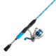 Shakespeare Jellyfish Spinning Combo, 5.2/1, 30, 5ft. 6in. Rod Length, Medium Power, 2 Pieces Rod, Blue, JLYF30/56M-B