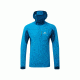 SHED, Mountain Equipment Eclipse Hooded Zip Tee Pullover - Mens, Lagoon Blue/Marine, Large, ME-002285-ME-01207-L-SHED