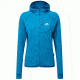 SHED, Mountain Equipment Eclipse Hooded Zip Tee Pullover - Womens, Lagoon Blue/Marine, Medium, ME-002357-ME-01207-M-SHED