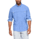 SHED, Under Armour Tide Chaser Hybrid Long Sleeve Woven Shirt - Mens, Carolina Blue, Large, 1341689-475-L
