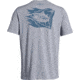 SHED, Under Armour Tuna Flag Tee - Mens - Mens, Mod Gray, Large, 1328138-11-L