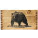Sheffield Standard Pine Craft Box, Bear Design, Brown, 12650-4