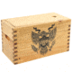 Sheffield Standard Pine Craft Box, Crest Design, Brown, 12650-6