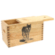 Sheffield Standard Pine Craft Box, Wolf Design, Brown, 12650-2