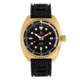 Shield Dreyer Diver Strap Watch - Mens, Gold/Black, One Size, SLDSH107-5