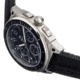 Shield Sonar Chronograph Strap Watch w/Date, Black/Silver - Mens, SLDSH113-1