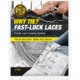 Shoe Gear Why Tie Fast Lock Laces Gray 373-03