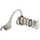 Shokz Openrun Pro Premium Bone Conduction Open-Ear Sport Headphones, Biege, S810-ST-BG-US