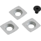 Shop Fox Carbide Replacement Cutters for D4873 Lathe Chisel - 3 Pk, D4913