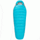 Eleanor Plus Womens Sleeping Bag 700 Duck DriDown 2 Season-Hawaiian Ocean/Sleet Grey-Regular