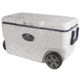 Coleman Signature OffShore Pro Series 50 Quart Marine Wheeled Cooler, 6263, White / Blue, Holds 75 Cans 3000003700