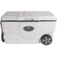 Coleman Signature OffShore Pro Series 50 Quart Marine Wheeled Cooler, 6263, White / Blue, Holds 75 Cans 3000003700