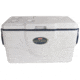 Coleman Signature Offshore Pro Series 58 Quart Marine Cooler W/ Fish Ruler, 6273, White / Blue, Holds 75 Cans 3000003699
