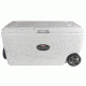 Coleman Signature Offshore Pro Series 82 QuartWheeled Marine Cooler, White / Blue, Holds 129 Cans 3000003696