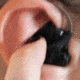 Silynx Custom Moldable Ear Retainers, Black ERC000054-00