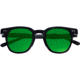 Simplify Alexander Polarized Sunglass, Black/Green, One Size, SSU126-C4