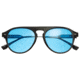 Simplify Carter Polarized Sunglasses, Black Frame, Blue Lens, Black/Blue, One Size, SSU127-C2