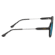 Simplify Carter Polarized Sunglasses, Black Frame, Blue Lens, Black/Blue, One Size, SSU127-C2