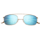 Simplify Collins Sunglasses, Gold Frame, Celeste Lens, Polarized, One Size, SSU104-GD