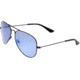 Sixty One Sunglasses Honupu Sunglasses, Black Frame, Blue Lens, Polarized, One Size, SIXS141BL