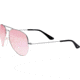 Sixty One Sunglasses Honupu Sunglasses, Silver Frame, Pink Lens, Polarized, One Size, SIXS141PK