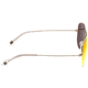 Sixty One Sunglasses Honupu Sunglasses, Silver Frame, Red-Orange Lens, Polarized, One Size, SIXS141RD