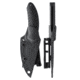 Skallywag Tactical Crows Nest Fixed Blade Knife, 3.5in, 440c Stainless Steel, Drop Point Blade, G10 Handle, Black, Crows Nest-Black