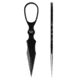 Skallywag Tactical D2 Dagger Fixed Blade Knife, 2.5, D2, Dagger Blade, Black, D2 Dagger-Black