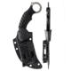 Skallywag Tactical Deep 6 Karambit Fixed Blade Knife, 4 in, 440c Stainless Steel, Hawkbill Blade, G10 Handle, Black, Deep 6 Karambit- Black
