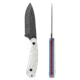 Skallywag Tactical Fireside Pro Fixed Blade Knife, 2.75in, Steel 440c, Spear Point, G10 Freedom Handle, Black, Fireside Pro - Freedom
