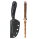 Skallywag Tactical Scorpion Pro Fixed Blade Knife, 2.75in, Steel 440c, Persian, G10 Hunter Orange Handle, Black, Scorpion Pro - Hunter Orange