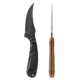Skallywag Tactical Scorpion Pro Fixed Blade Knife, 2.75in, Steel 440c, Persian, G10 Hunter Orange Handle, Black, Scorpion Pro - Hunter Orange
