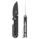 Skallywag Tactical Sea Roach Folding Knife, 2.75in, D2 Steel, G10 Handle, Black, The Searoach-Black