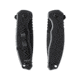 Skallywag Tactical Sentrax Folding Knife, 3.25 in, 154CM, Drop Point Blade, G10/Stainless Steel Handle, Black, Sentrax