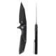 Skallywag Tactical Shadow Beard Folding Knife, 3.4in, D2, G10/Carbon Fiber Handle, Shadow Beard, Shadow Beard