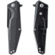 Skallywag Tactical Tactical Iron Jaw Folding Knife, 3.4in, D2, Straight Back, G10/Titanium, Black, Iron Jaw